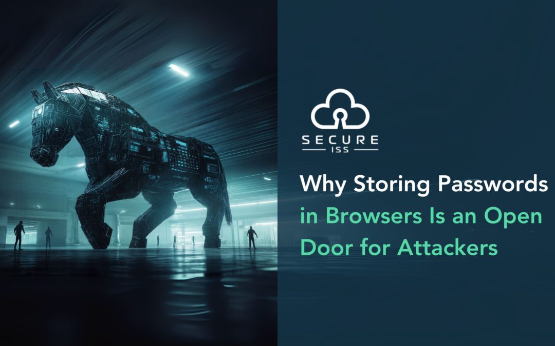 graphic on risks of storing passwords in browsers